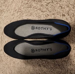 Rothys Black Squares flats